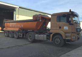 Transporte de residuos|Excavaciones MENDIOLA